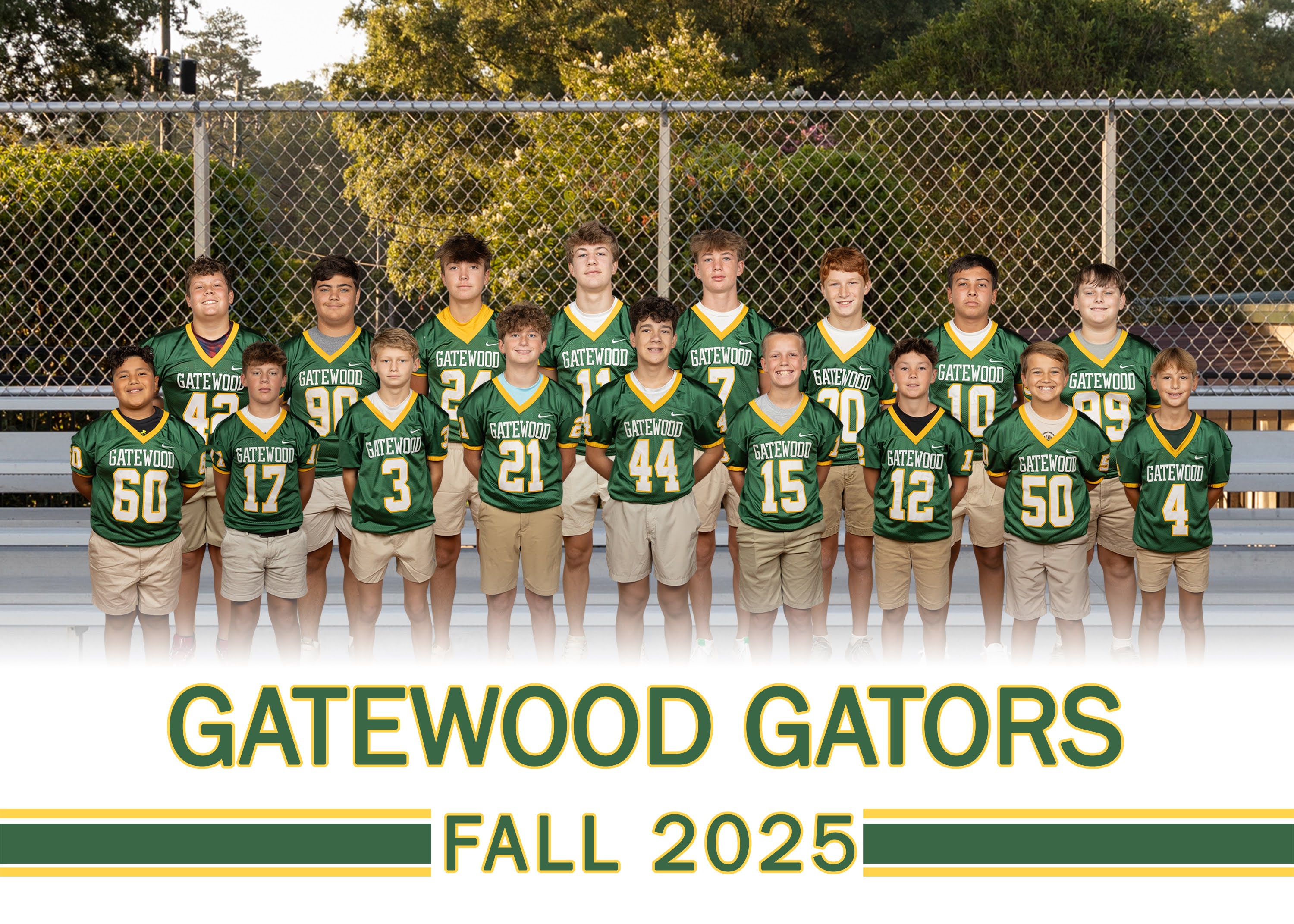 2025 Middle School Football Team